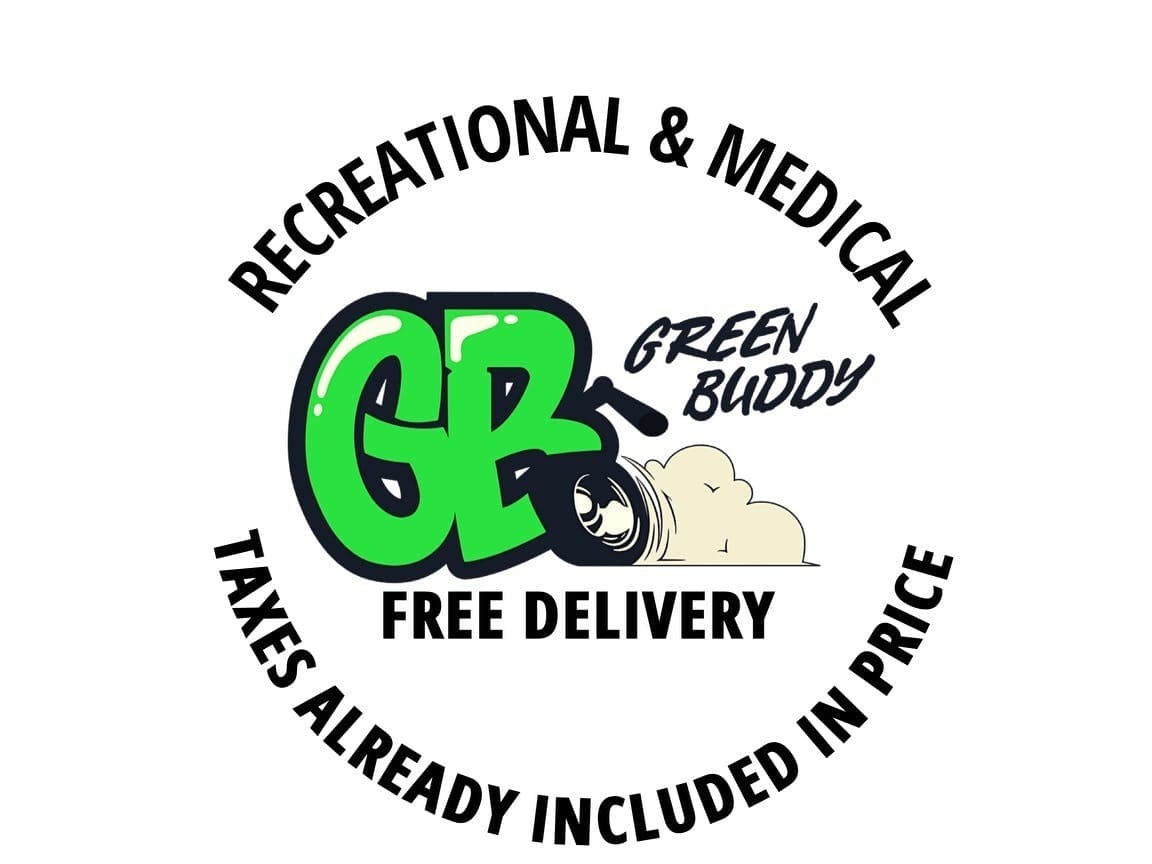 Green Buddy logo - Cannabis delivery service in Adelanto