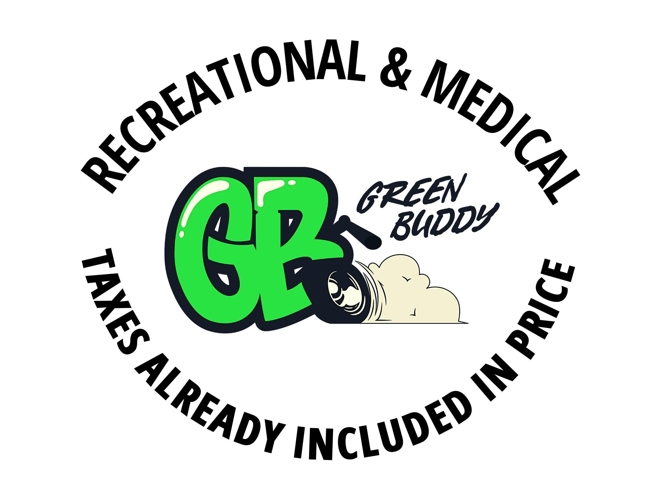 Green Buddy storefront banner - recreational marijuana delivery