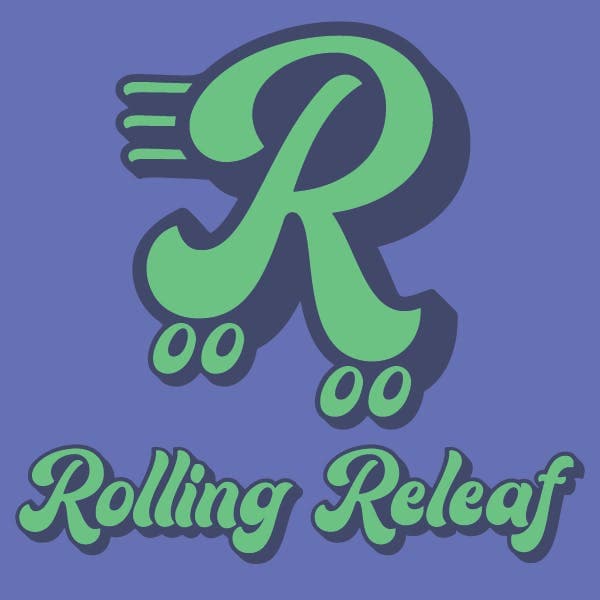 Rolling ReLeaf logo - Cannabis delivery service in Newton