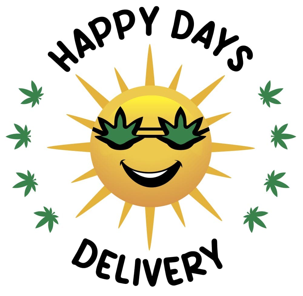 Happy Days Delivery storefront banner - recreational marijuana delivery