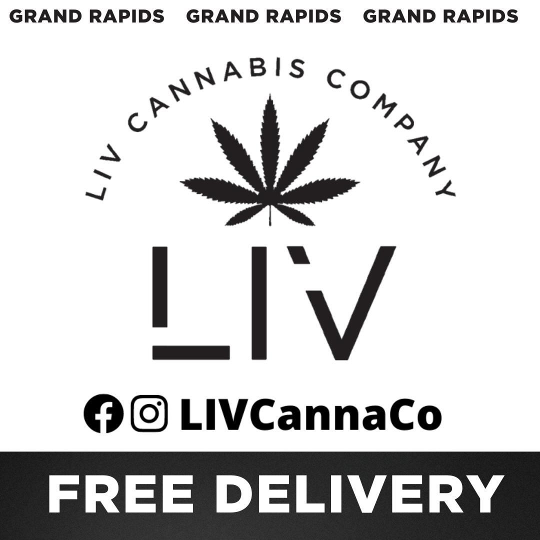 LIV Cannabis: Grand Rapids Delivery storefront banner - recreational marijuana delivery