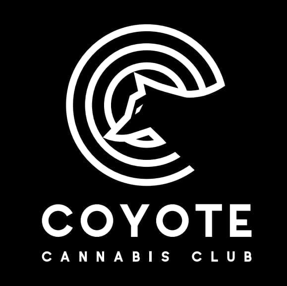 Coyote Cannabis Club Delivery storefront banner - recreational marijuana delivery