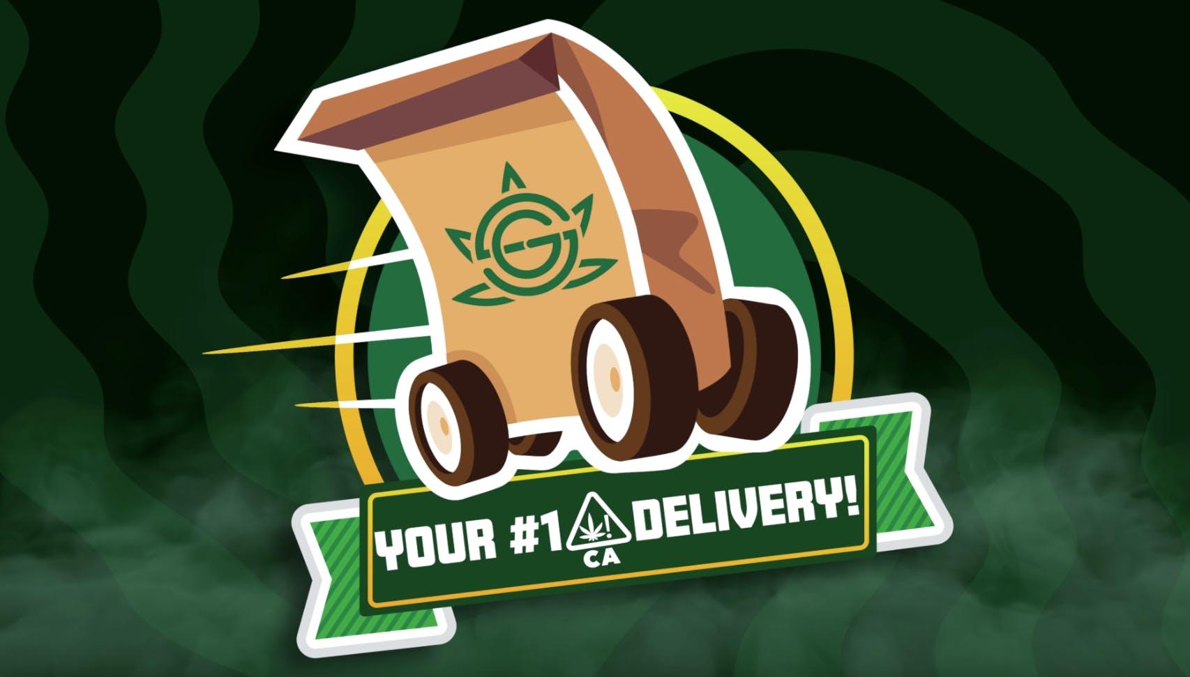 Supreme Greens Delivery storefront banner - recreational marijuana delivery