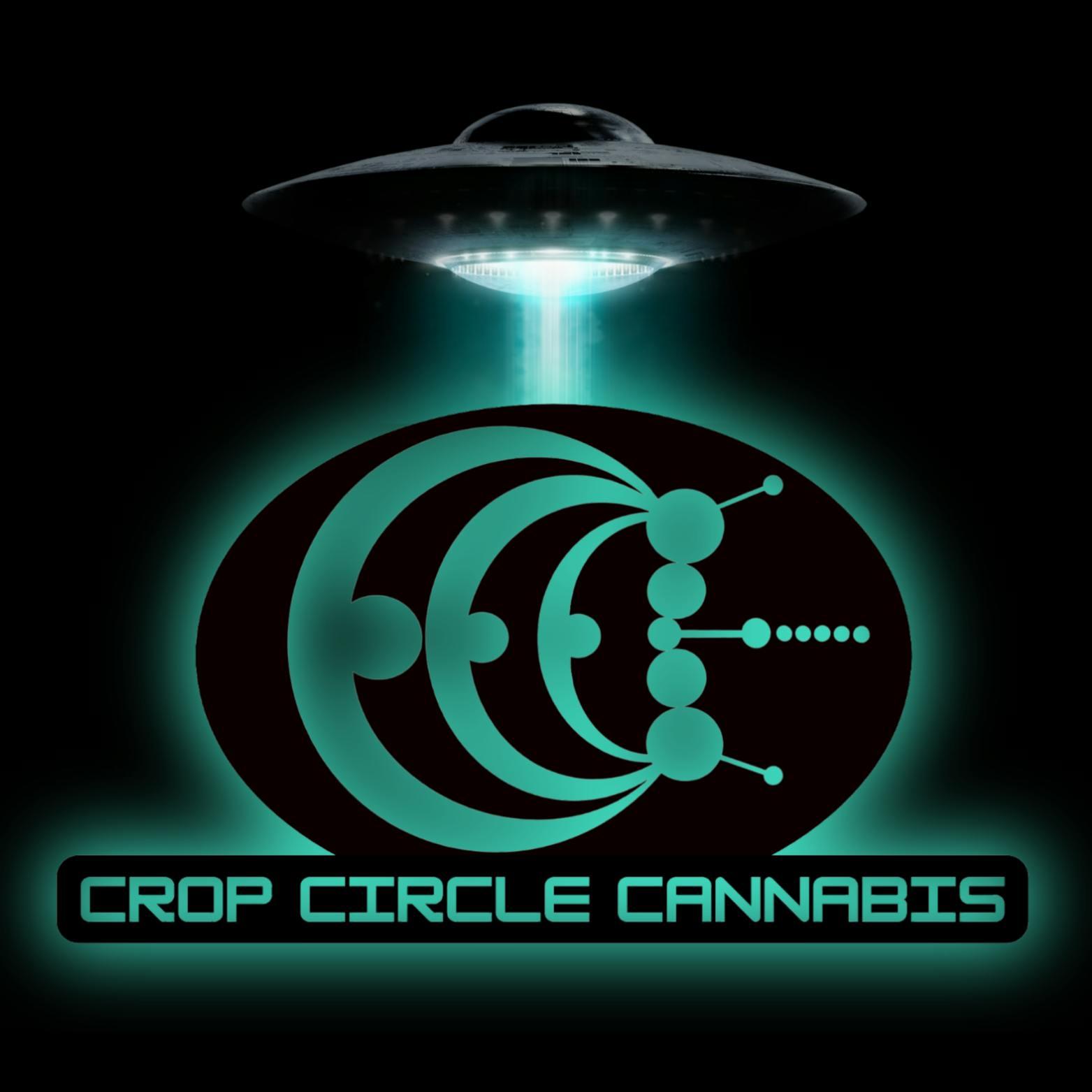 Crop Circle Cannabis storefront banner - recreational marijuana delivery