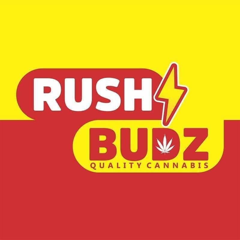 RushBudz- Corona / Norco logo - Cannabis delivery service in CORONA