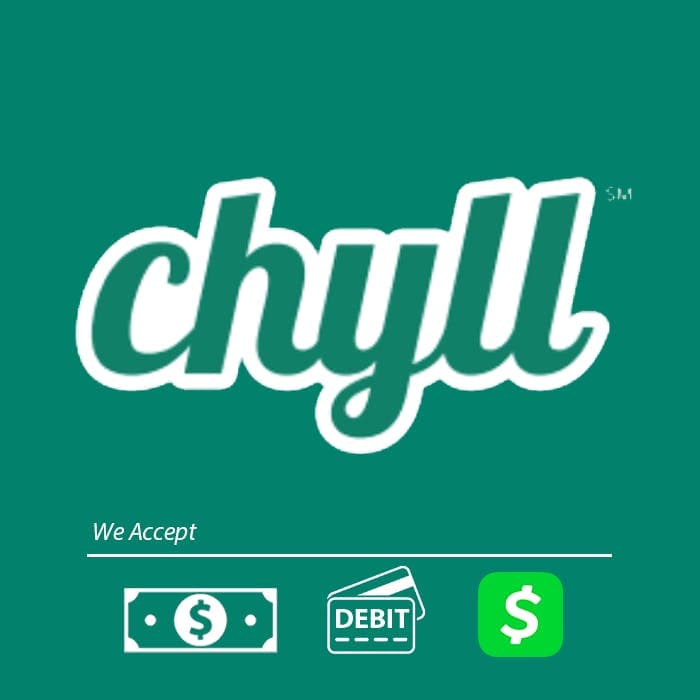 Chyll- We Pay Your Taxes logo - Cannabis delivery service in Reseda