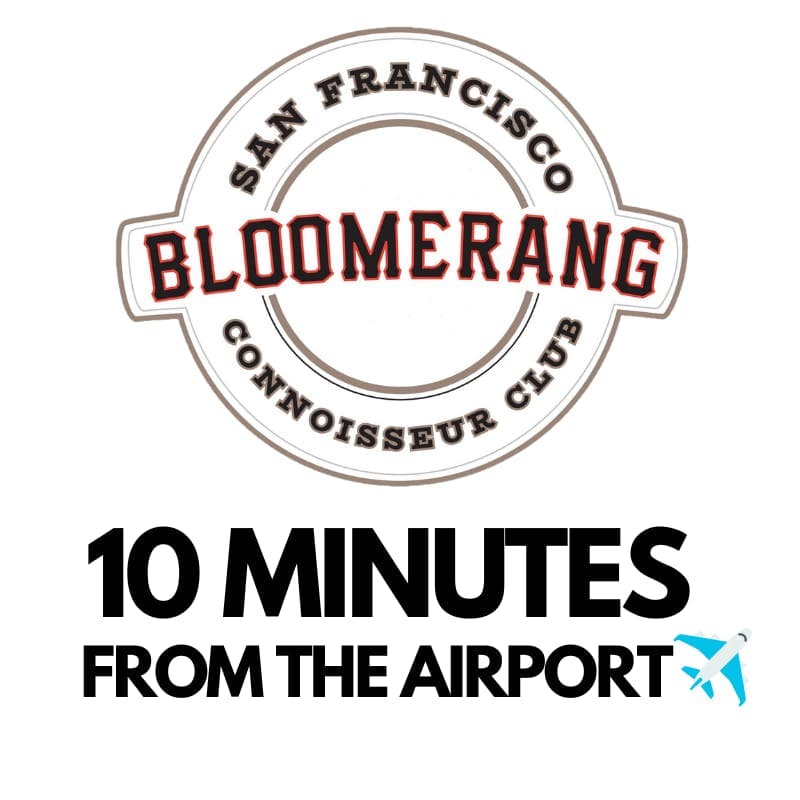 BLOOMERANG - SFO logo - Cannabis delivery service in Pacifica