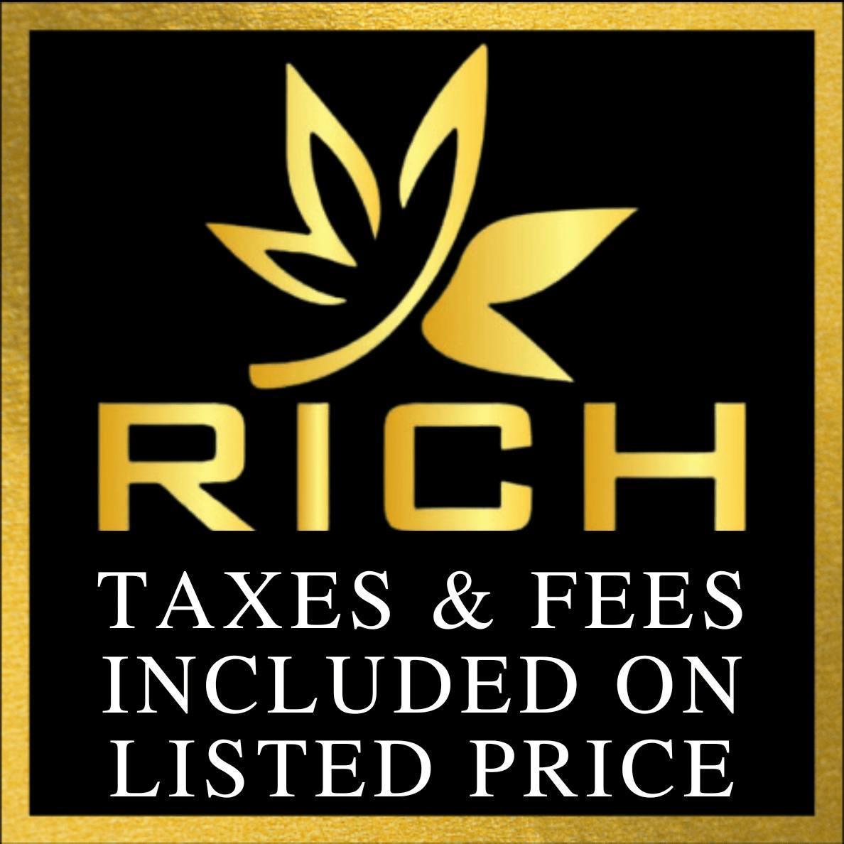 Rich Delivery storefront banner - recreational marijuana delivery