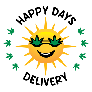 Happy Days Delivery storefront banner - recreational marijuana delivery