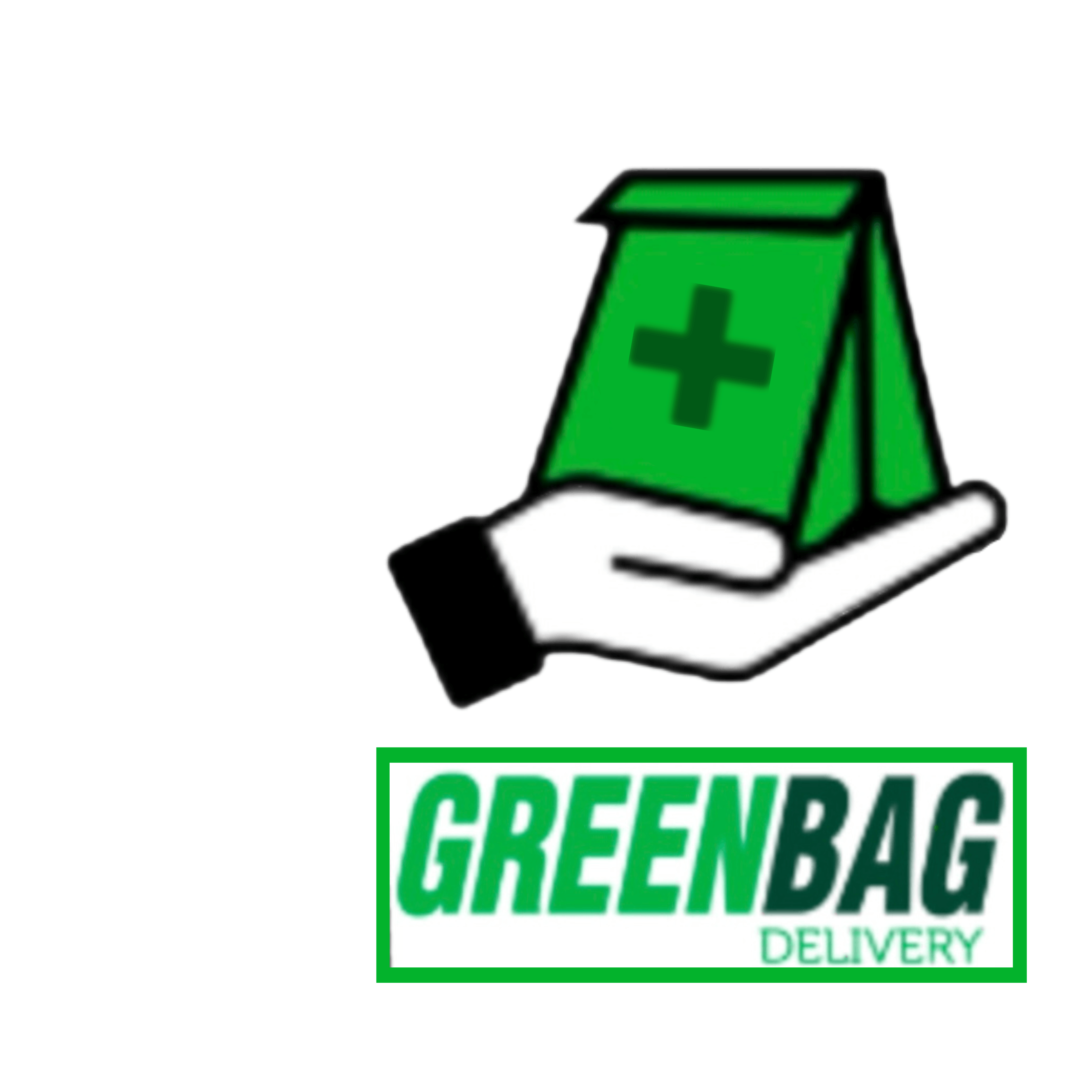 Green Bag Delivery logo - Cannabis delivery service in Portland Maine