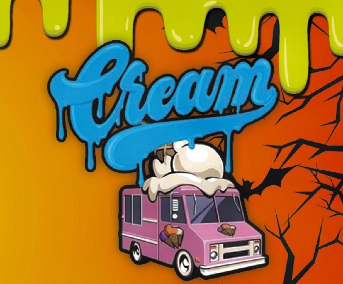 CREAM - Gaslamp storefront banner - recreational marijuana delivery