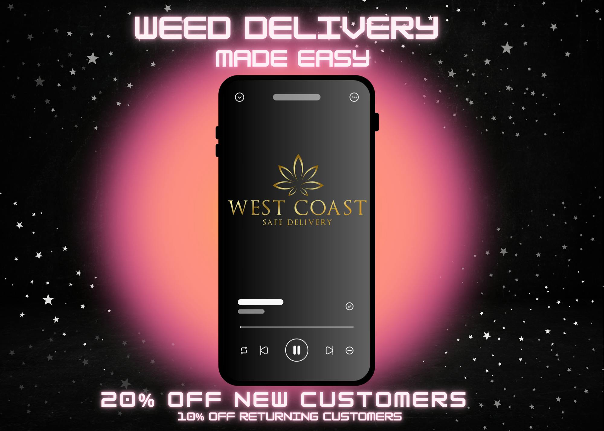 West Coast Safe Delivery logo - Cannabis delivery service in Azusa