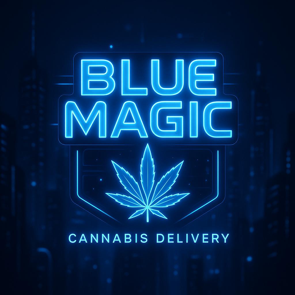 Blue Magic logo - Cannabis delivery service in Owasso
