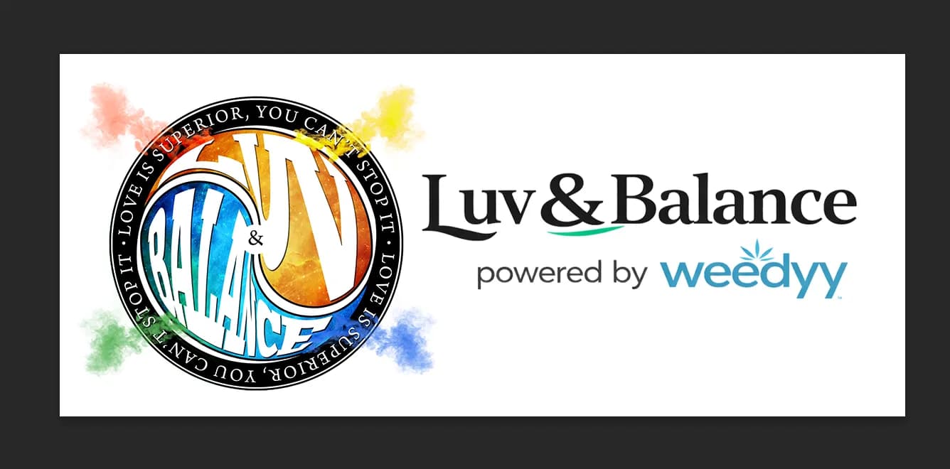 Luv & Balance storefront banner - recreational marijuana delivery