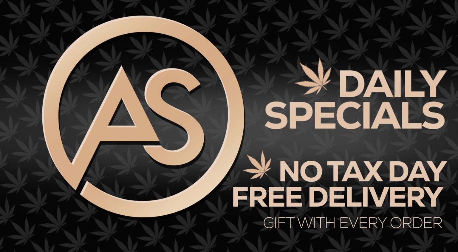 Asgard storefront banner - recreational marijuana delivery
