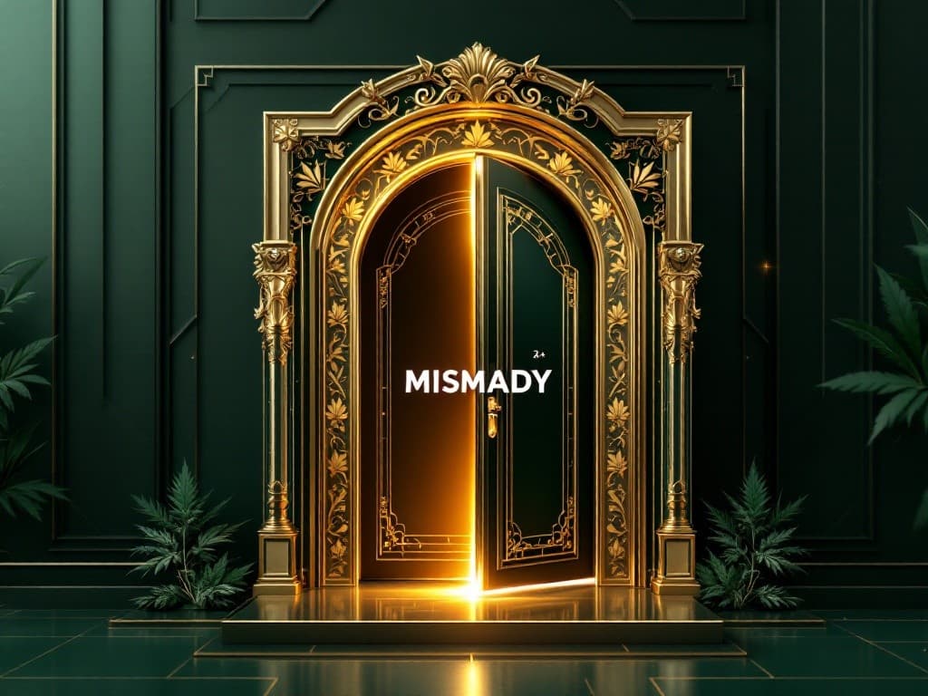 Mismady storefront banner - recreational marijuana delivery